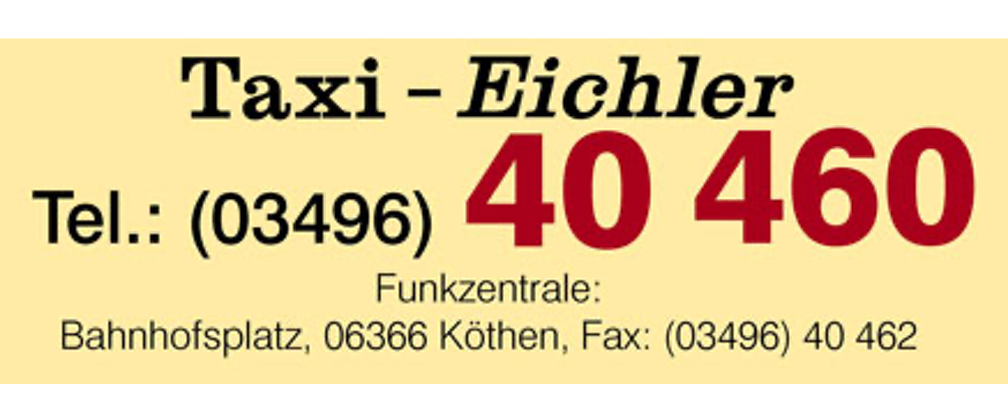Taxi Eichler          